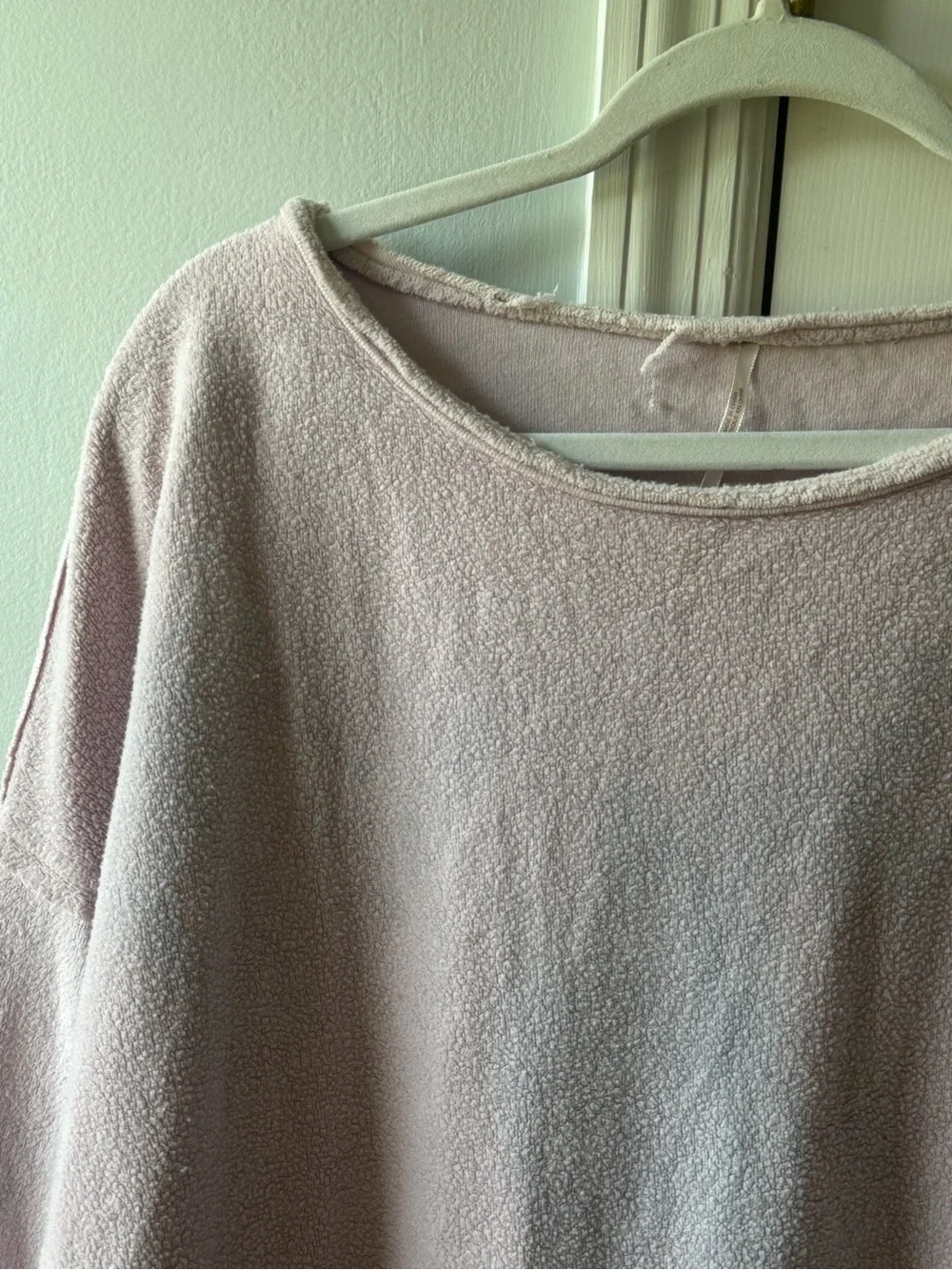 Vintage  S Free People Someday Oversized Sweatshirt pink & purple cloud